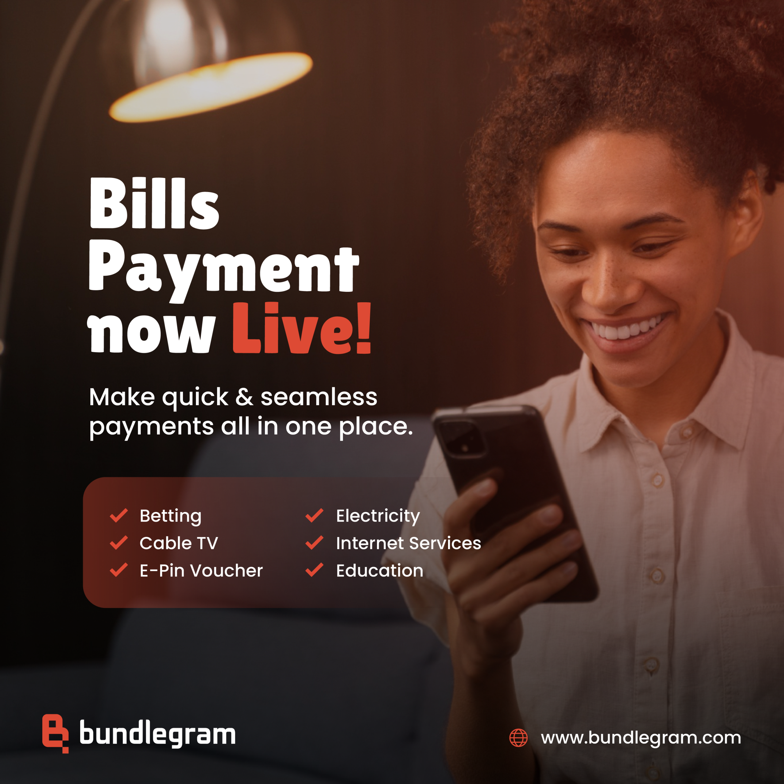 Pay All Your Bills Easily with Bundlegram – Electricity, TV, Internet & More